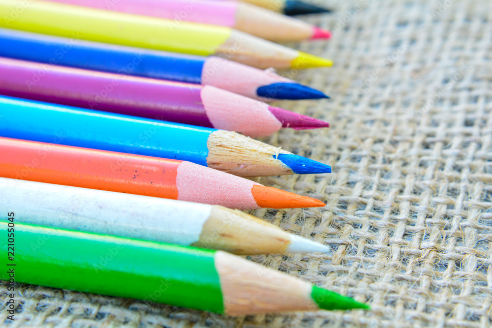 Wooden crayons Wooden crayons