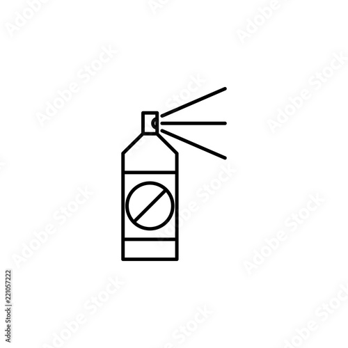 insecticide icon. Element of pest icon for mobile concept and web apps. Thin line insecticide icon can be used for web and mobile
