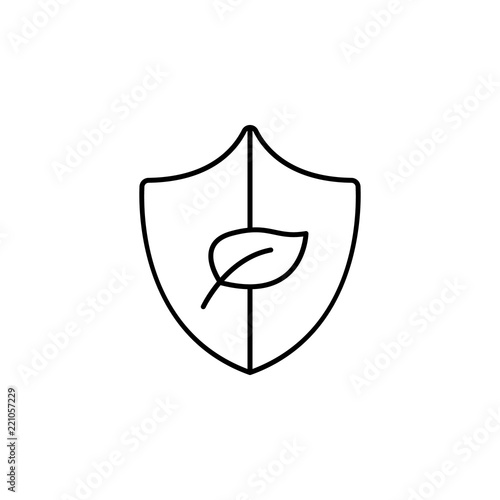 biological eco icon. Element of pest icon for mobile concept and web apps. Thin line biological eco icon can be used for web and mobile