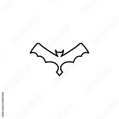 bats icon. Element of pest icon for mobile concept and web apps. Thin line bats icon can be used for web and mobile