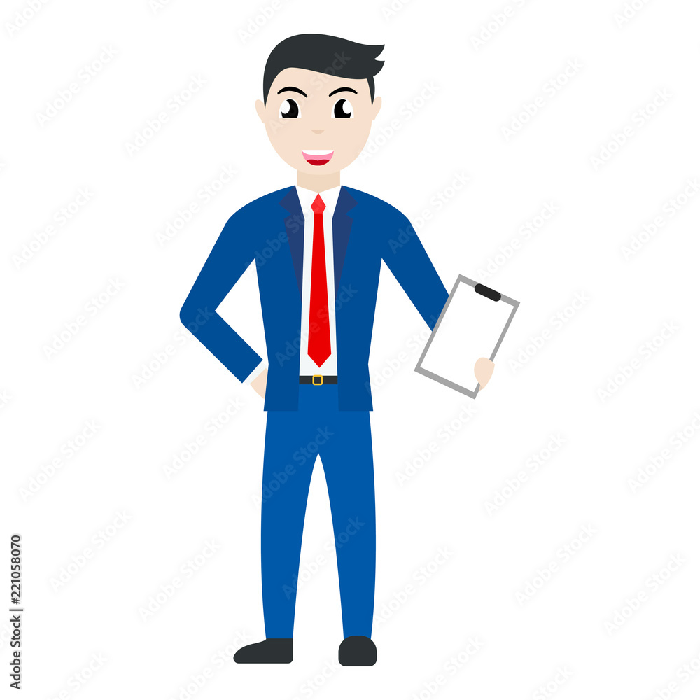 Cartoon Businessman character