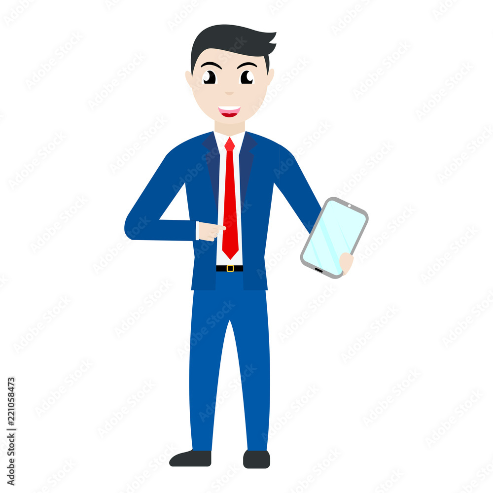 Cartoon Businessman character