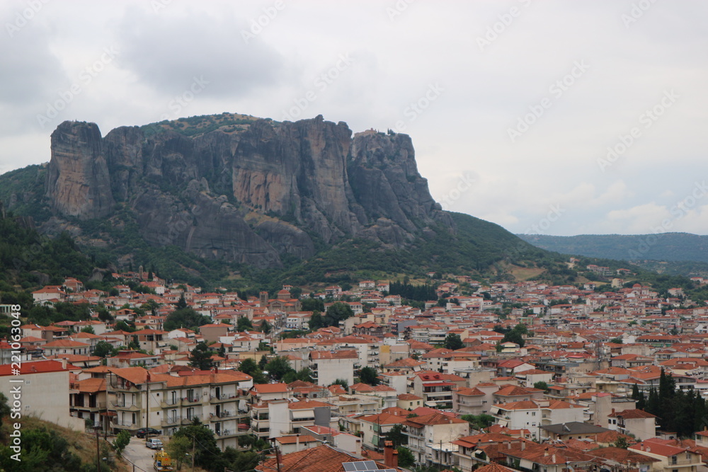 Fototapeta premium Meteora mountain landscape, Kalabaka, Greece