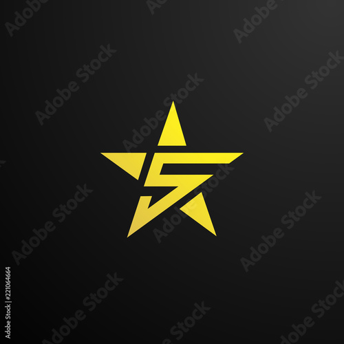 s letter logo icon