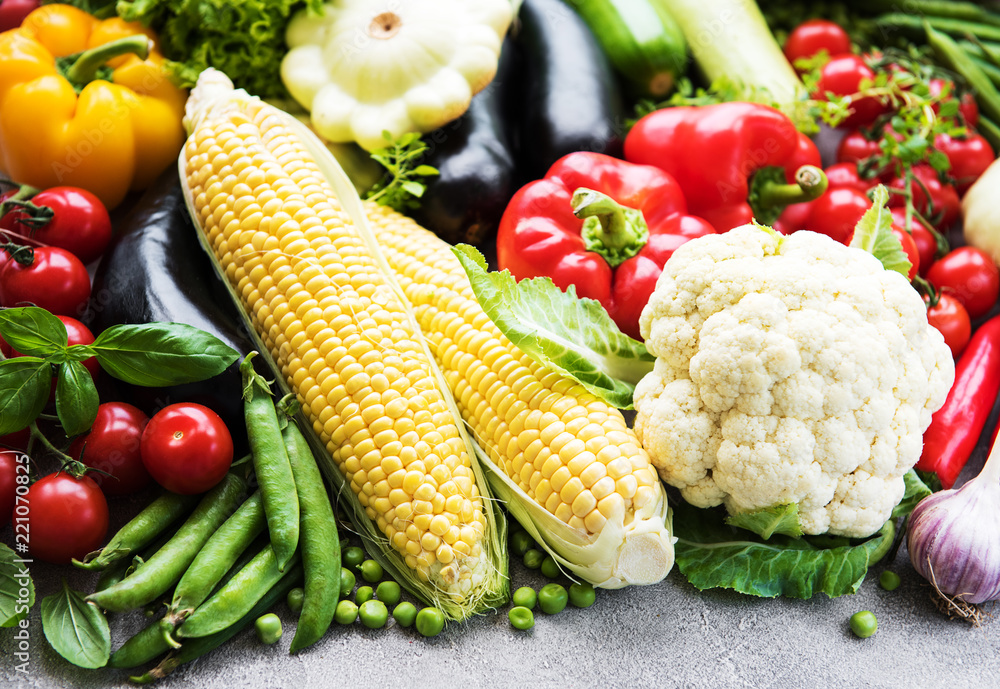 different raw vegetables different raw vegetables