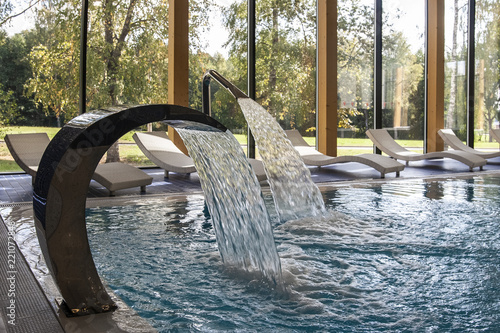 SPA swimming pool in hotel or spa center