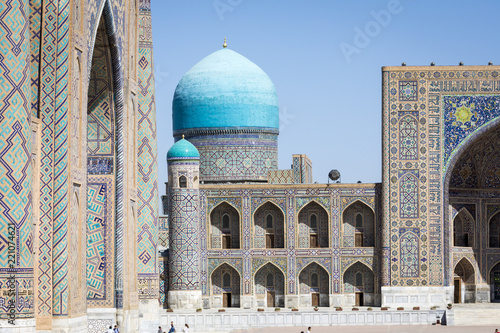 The Registan, the heart of the ancient city of Samarkand - Uzbekistan