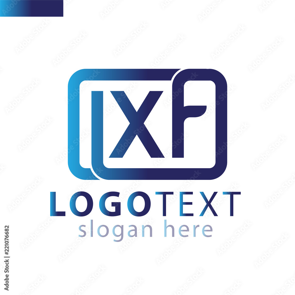 L X F Initial letter logo icon vector template L X F Initial letter logo icon vector template
