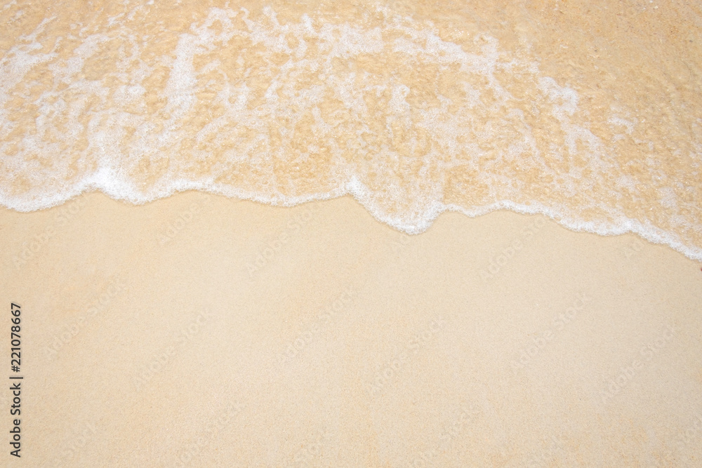 sand of beach and soft wave backgroun sand of beach and soft wave backgroun