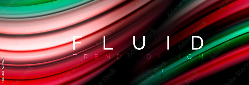 Fluid color motion concept Fluid color motion concept