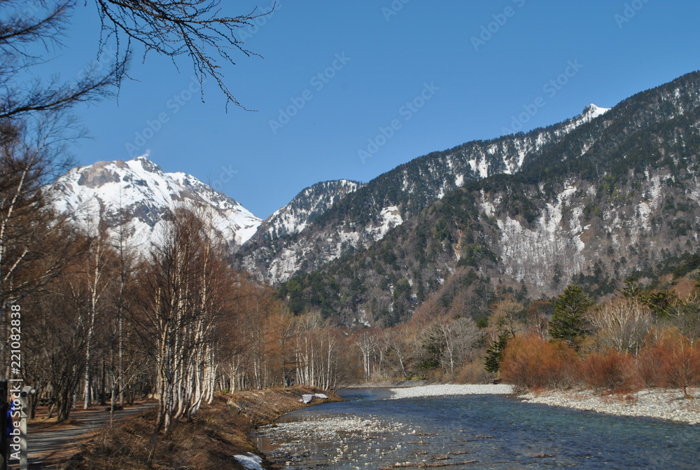 kamikochi, nagano, japan kamikochi, nagano, japan