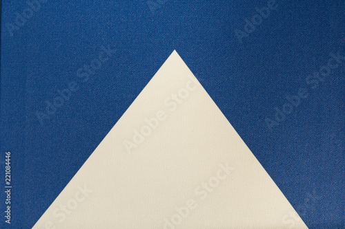 The texture of the fabric is blue and white. Abstract background