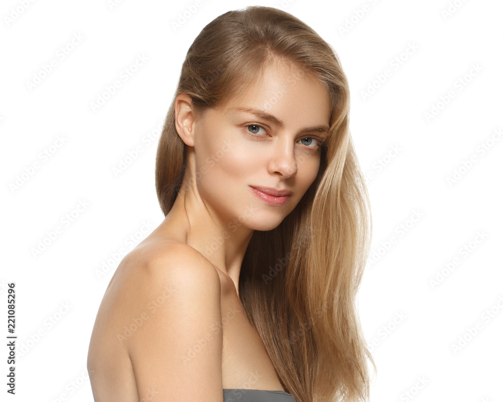 Skin care woman face with healthy beauty skin face closeup cosmetic age concept Skin care woman face with healthy beauty skin face closeup cosmetic age concept