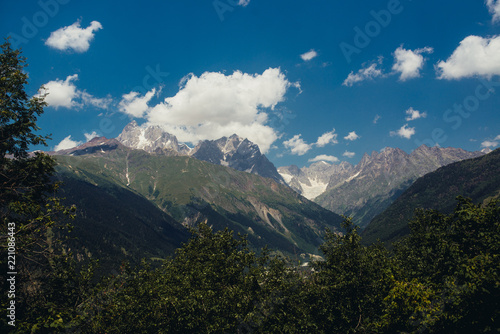Fototapeta Naklejka Na Ścianę i Meble -  beautiful mountains of Georgia