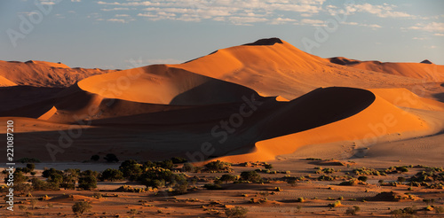 beautiful landscape Hidden Vlei in Namibia, Africa photo