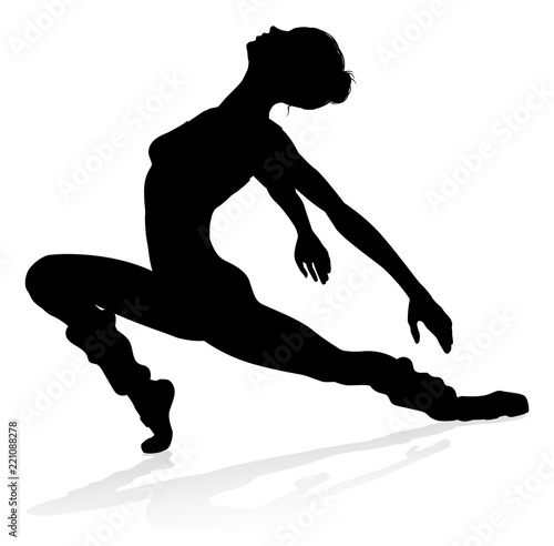 Dancing Ballet Dancer Silhouette