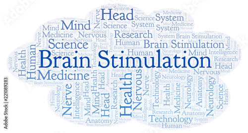Brain Stimulation word cloud.