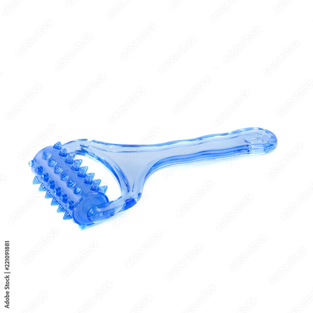 blue plastic massage roller blue plastic massage roller