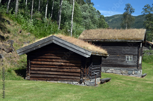 Norwegian Folk architecture. ,
Rjukan,Norway
