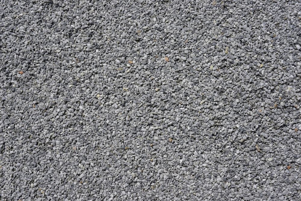 Surface de petits cailloux gris Surface de petits cailloux gris