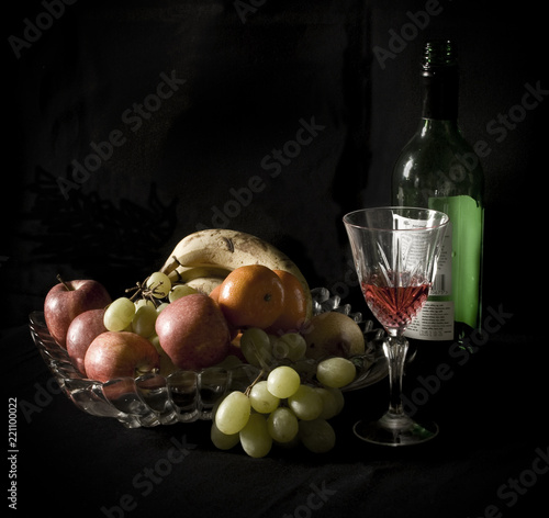 Fruit bowl & Wine