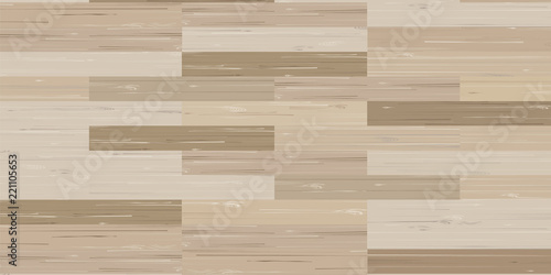Wood plank pattern and texture for background. Vector.