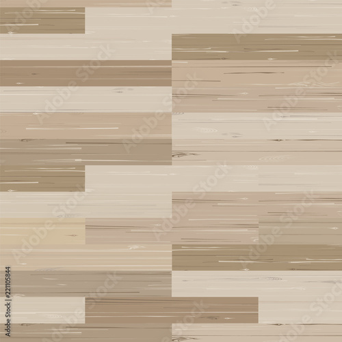 Wood plank pattern and texture for background. Vector.