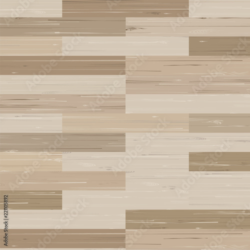 Wood plank pattern and texture for background. Vector.