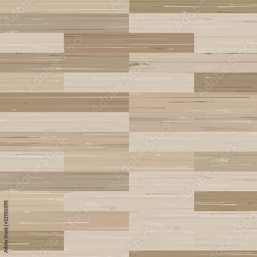 Wood plank pattern and texture for background. Vector.