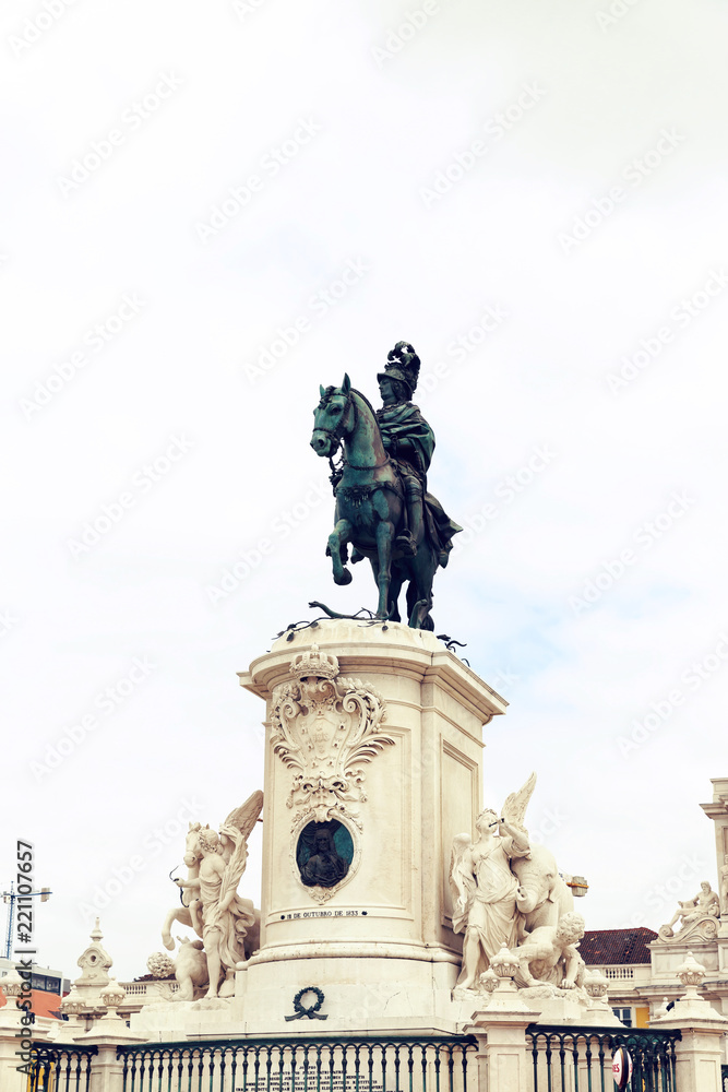 Statue of King Joseph in Lisbon