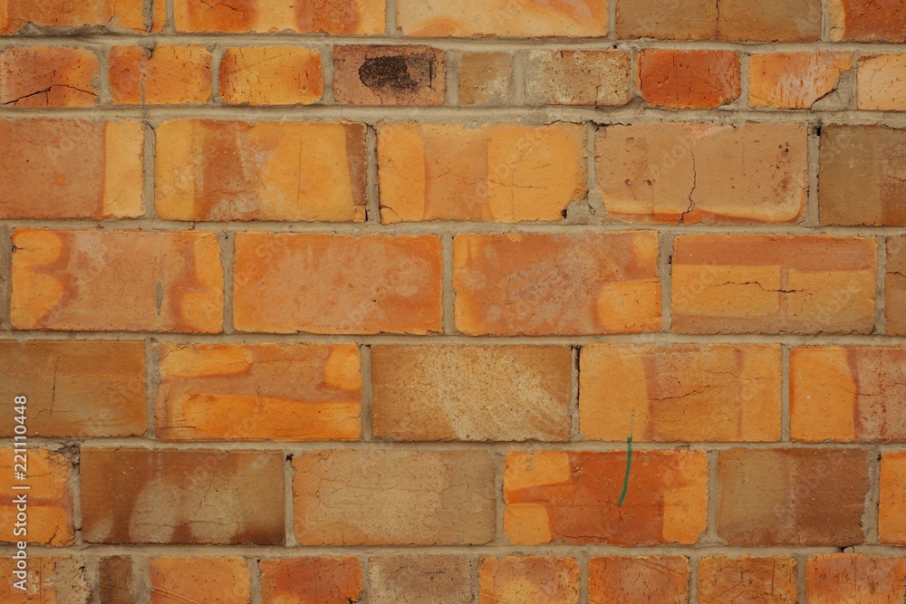 Obraz premium orange brick wall