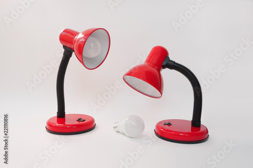A bad day in the life of red table lamps