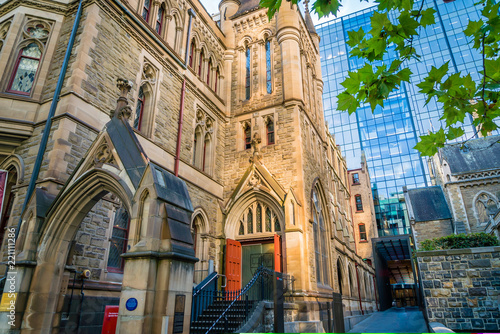 Church in Collins street in Melbourne, Victoria, Australia photo