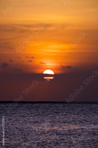 バリ島　クタビーチ　夕日