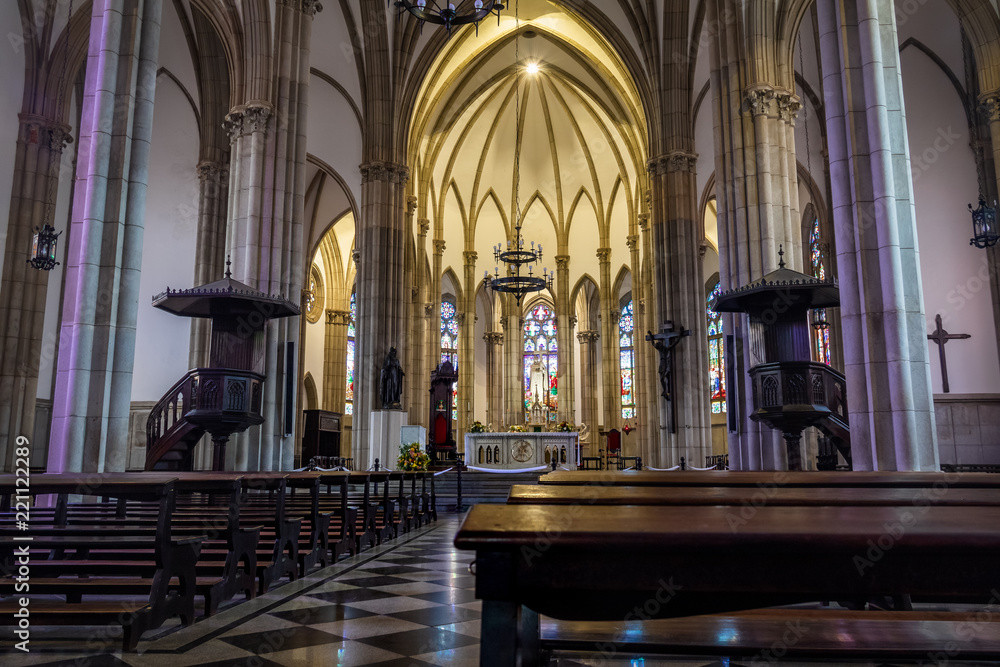 Petropolis Cathedral of Saint Peter of Alcantara Interior  - Petropolis, Rio de Janeiro, Brasil