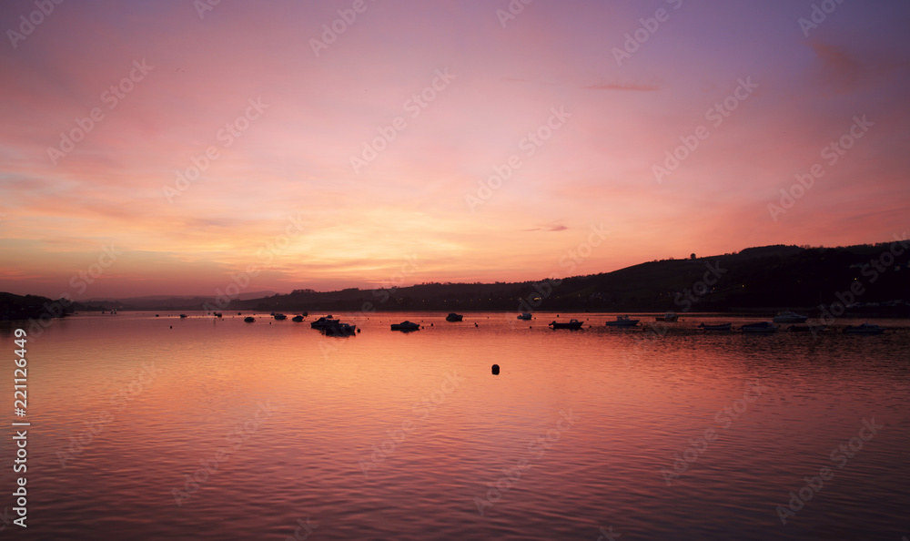 River Teign at sunset, Devon