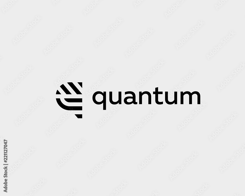 Letter Q vector line logo design. Creative minimalism logotype icon symbol. Letter Q vector line logo design. Creative minimalism logotype icon symbol.