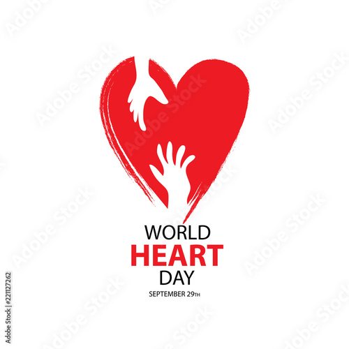 World Heart Day greeting card