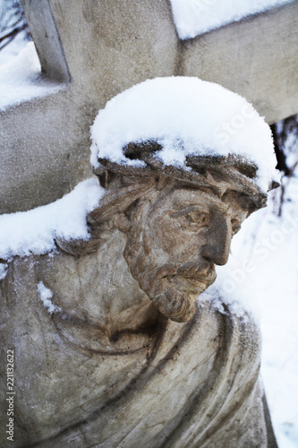 A frosty evening at the Lychakiv Cemetery