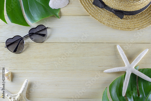 Beach vacation background