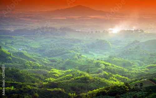 Sunset light in Buenavista, Antioquia, Colombia