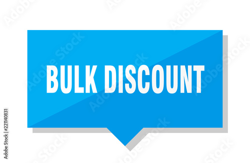 bulk discount price tag