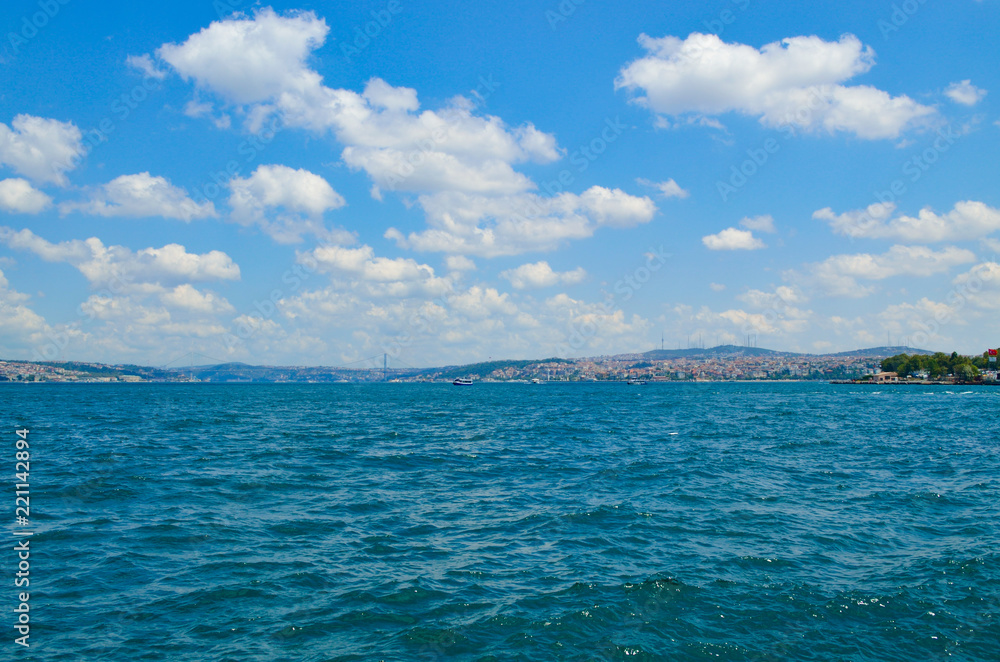 Azure water of the Bosphorus
