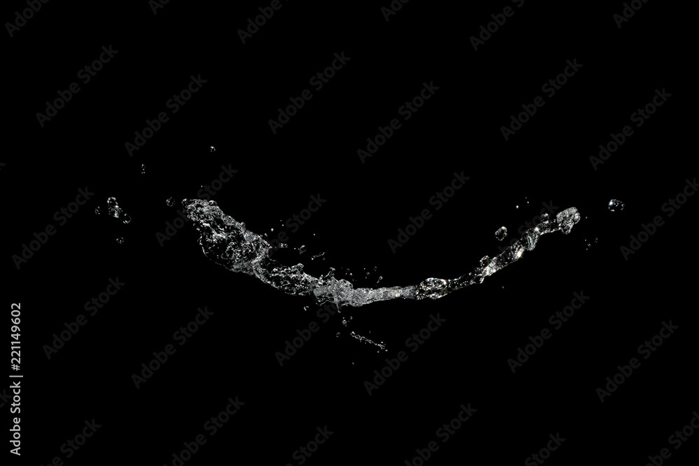 Fototapeta premium water splash isolated.