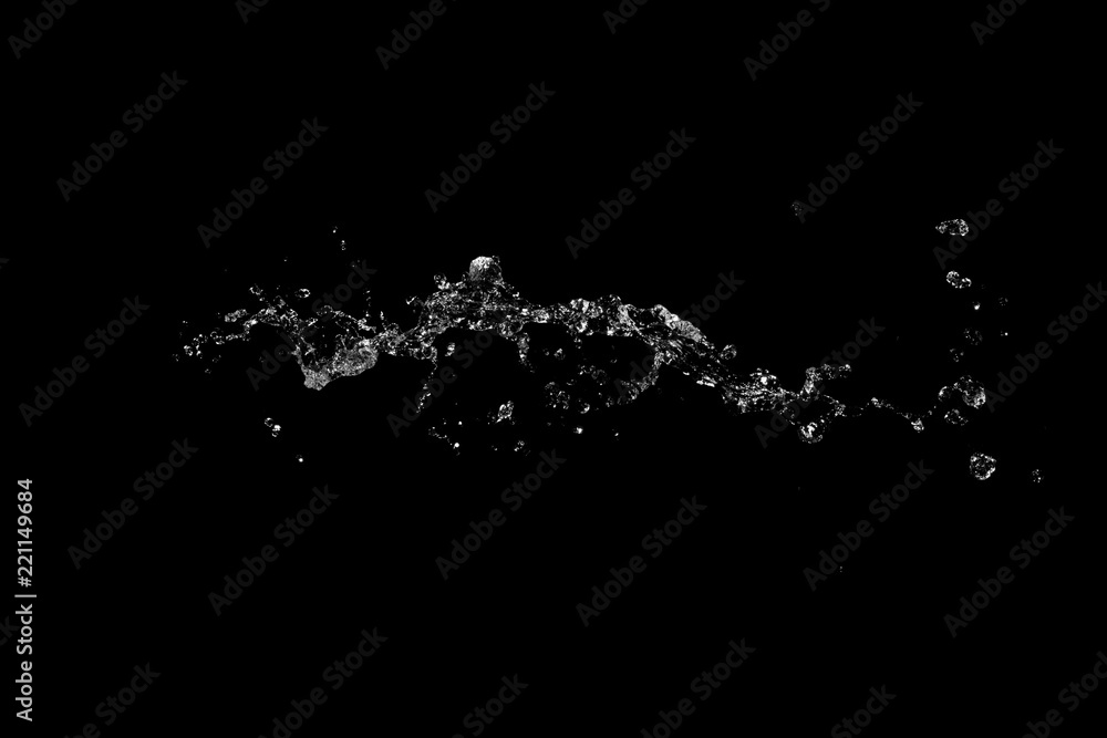 Obraz premium water splash isolated.