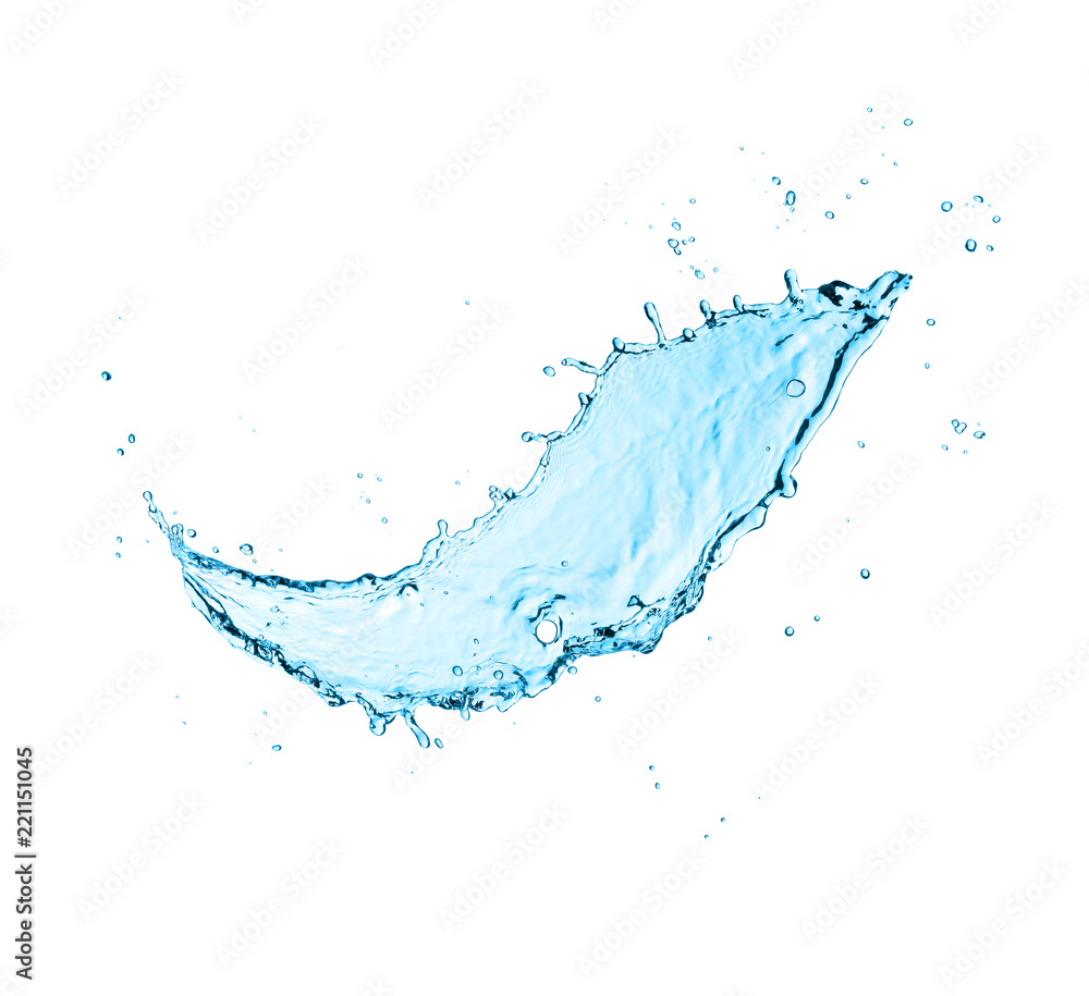 Obraz premium water Splash isolate On White Background