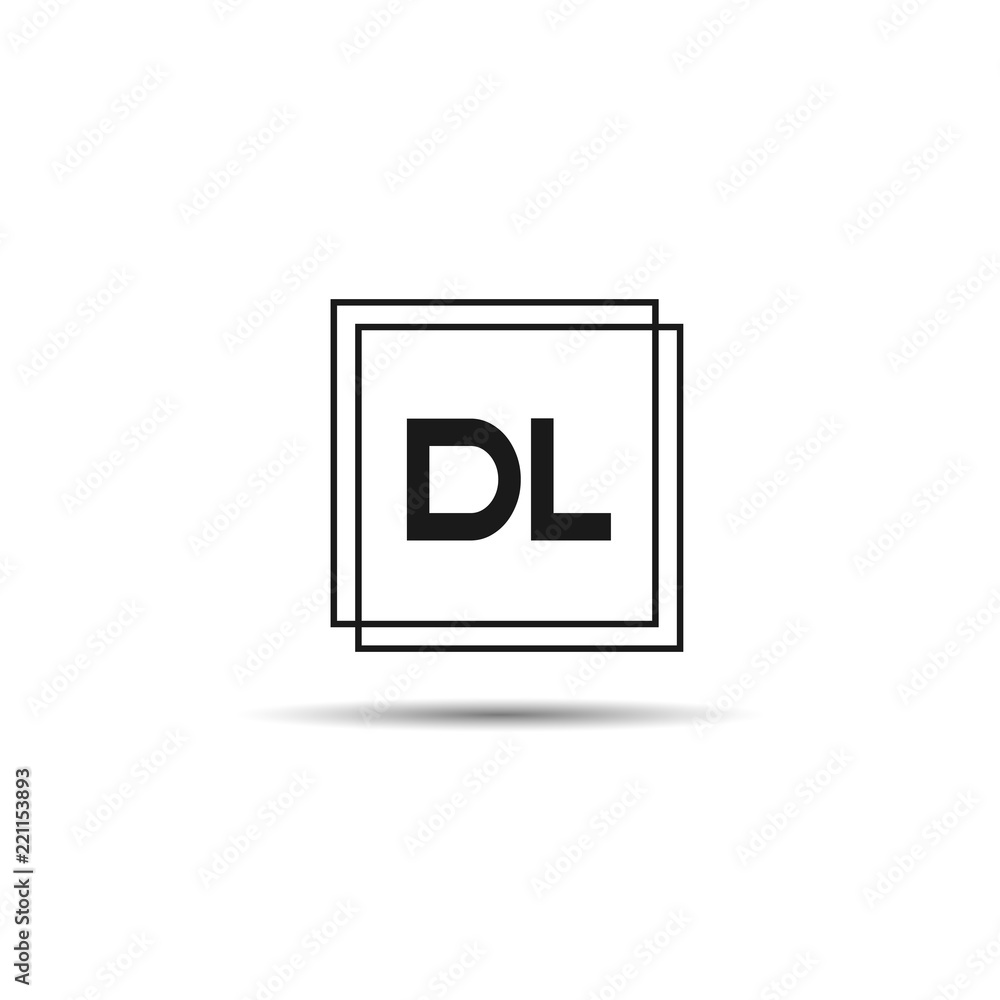 Initial Letter DL Logo Template Design Initial Letter DL Logo Template Design