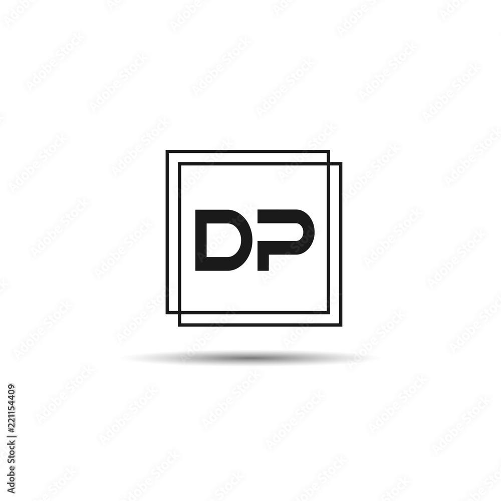 Initial Letter DP Logo Template Design Initial Letter DP Logo Template Design