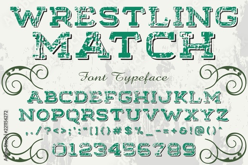 Font alphabet Script Typeface handcrafted handwritten vector label design