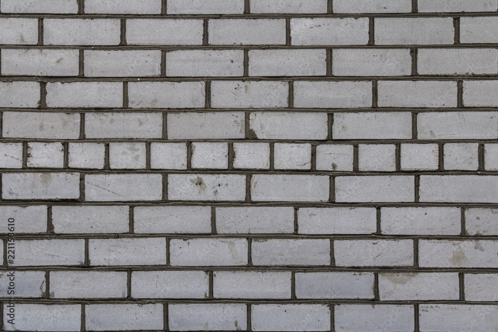 Gray brick wall Gray brick wall